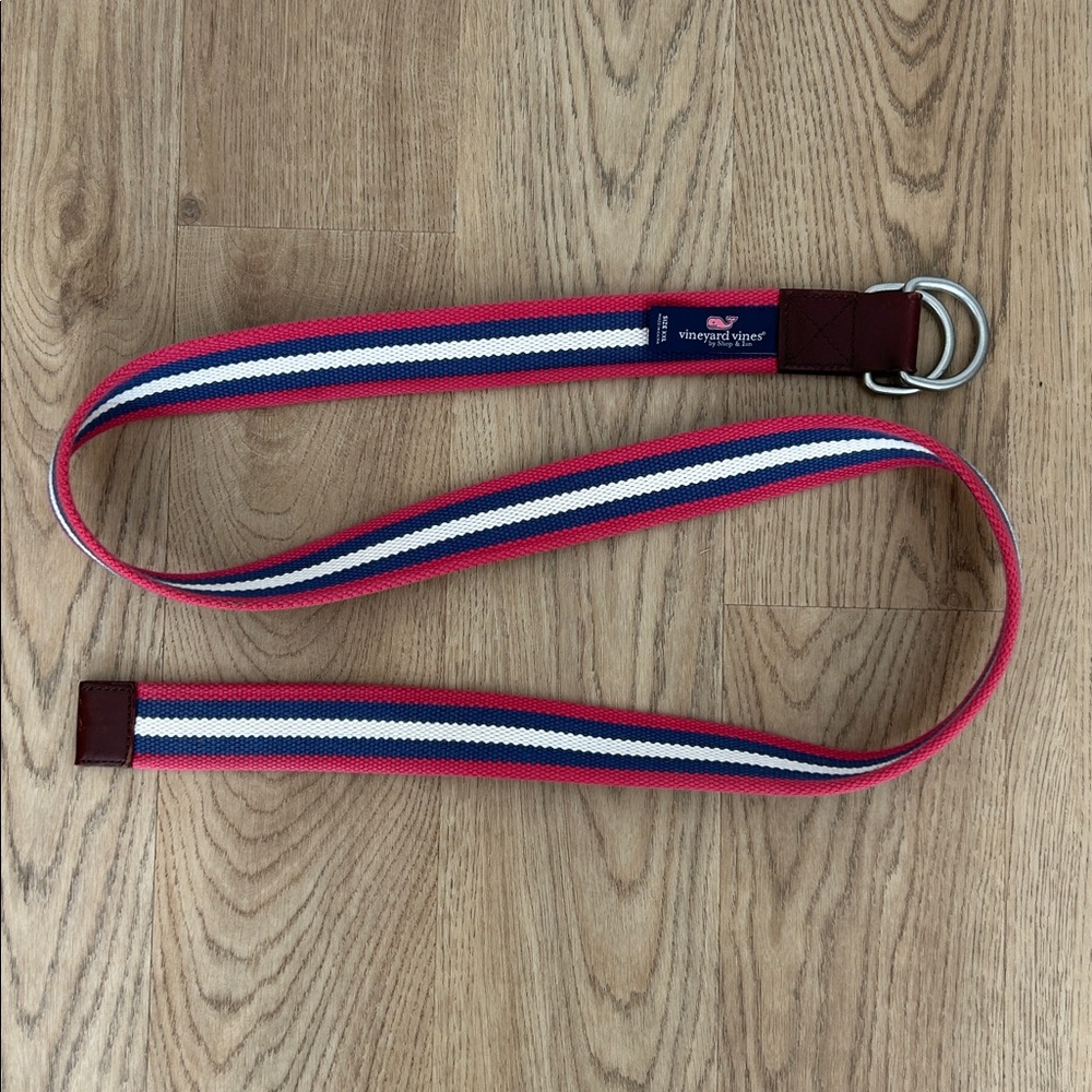 Vineyard vines belt xxl‎ Pink & Blue Striped
